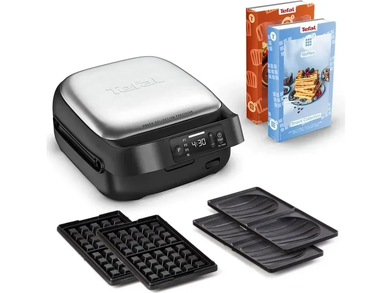 Tefal SNACK COLLECTION PRECISION Waffeleisen – Waffeleisen/Brezeleisen – edelstahl