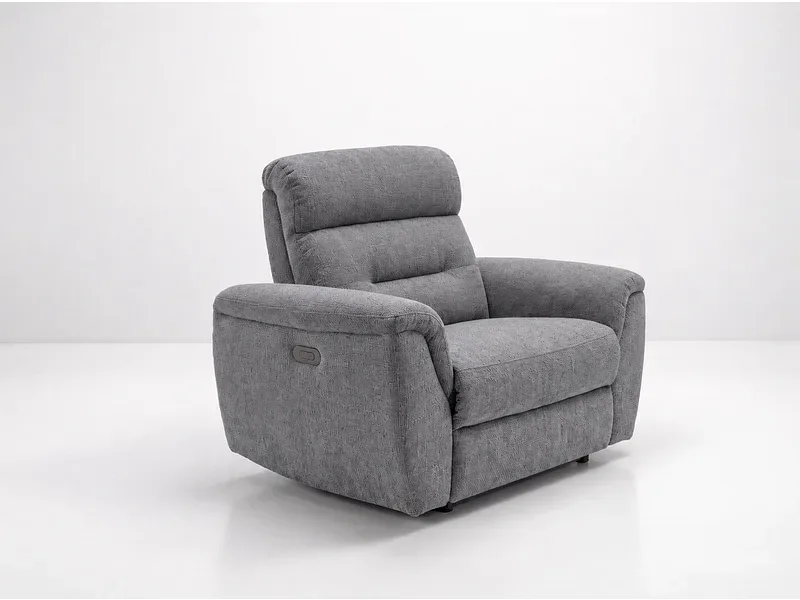 Relaxsessel PISA Polyester seidengrau
