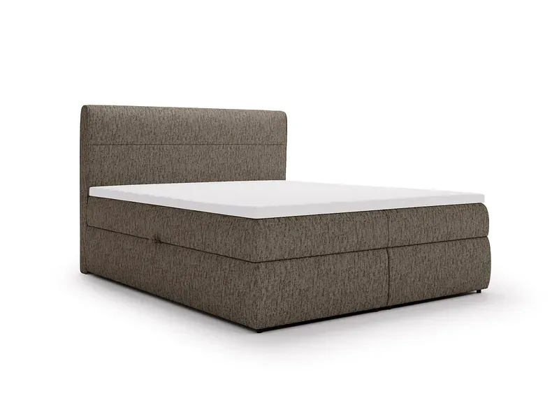 Boxspringbett SAGA cappuccino 160x200cm halbfest