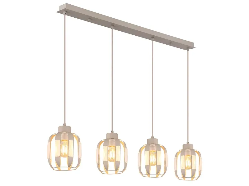 Hängelampe ARLEN 100x120cm 60W weiss