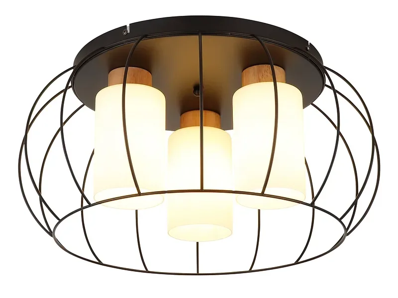 Deckenlampe ROWENA 50cm 60W schwarz