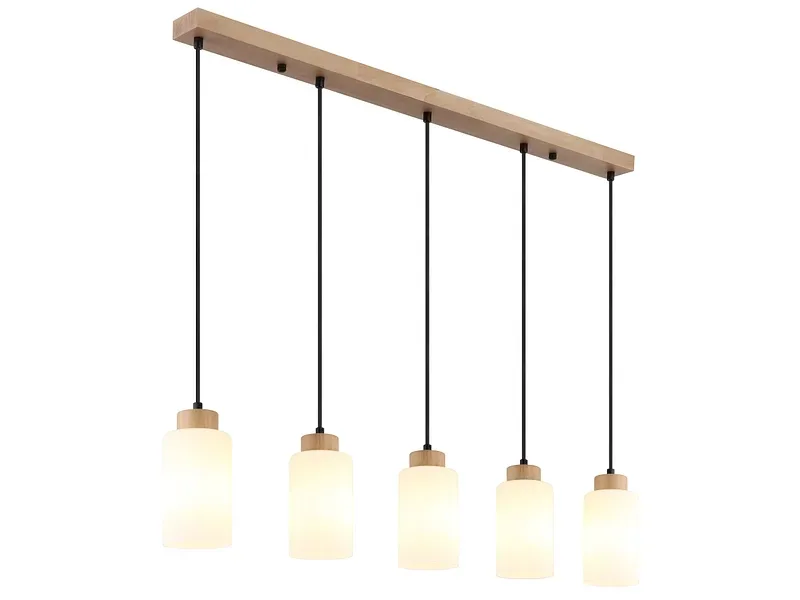 Hängelampe ROWENA 100x120cm 60W braun