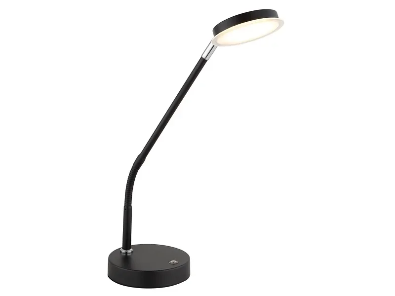 GLOBO Bürolampe SILVIO variable Intensität 53.5cm 6W schwarz