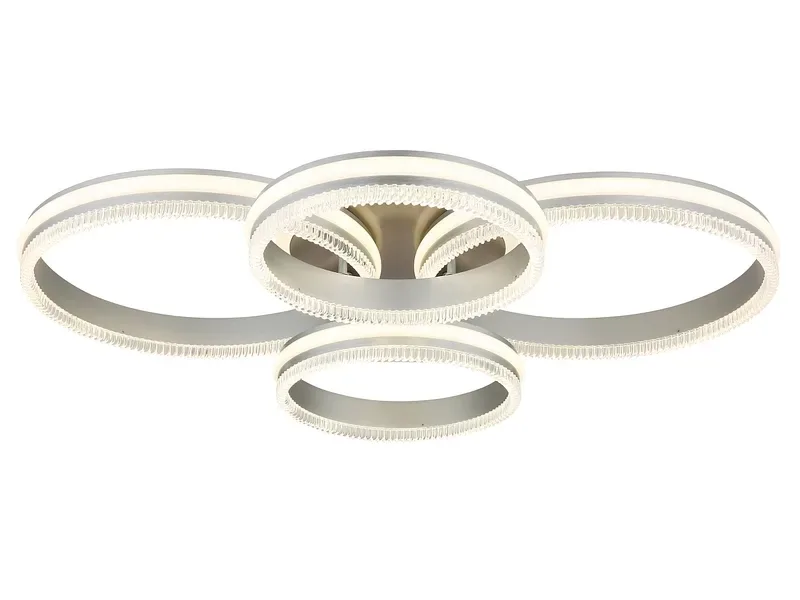 Deckenlampe FRANCINE variable Intensität 68cm 90W silberfarben