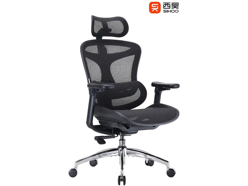 SIHOO - C300 Ergonomischer Bürostuhl, One Size, Schwarz
