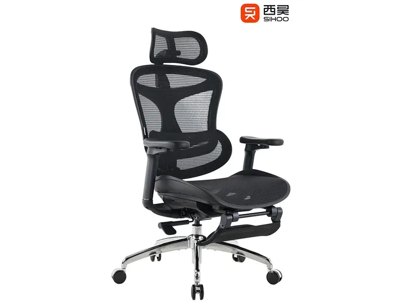 SIHOO - C300 mit Fussstütze, One Size, Schwarz