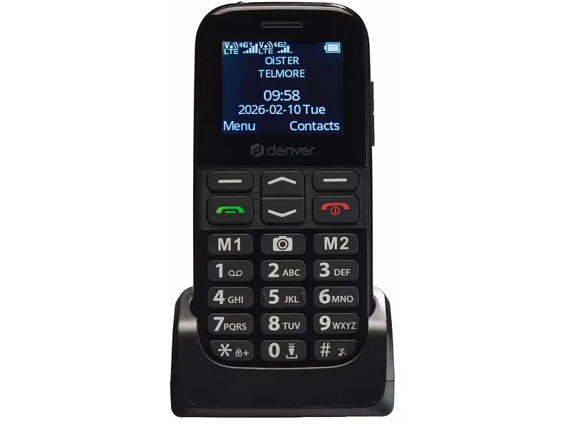4G-Seniorenhandy mit SOS-Taste, Dual-SIM