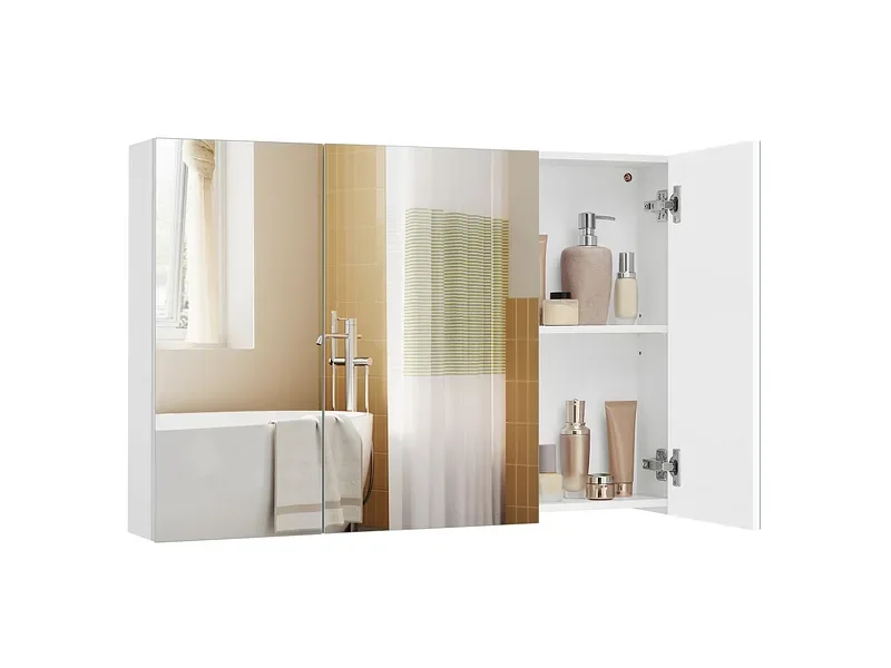 Badezimmerschrank VASAGLE Weiss
