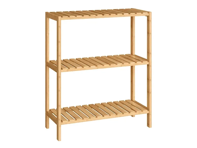 Schuhablage SONGMICS 9 Paar Schuhe natürliches holz
