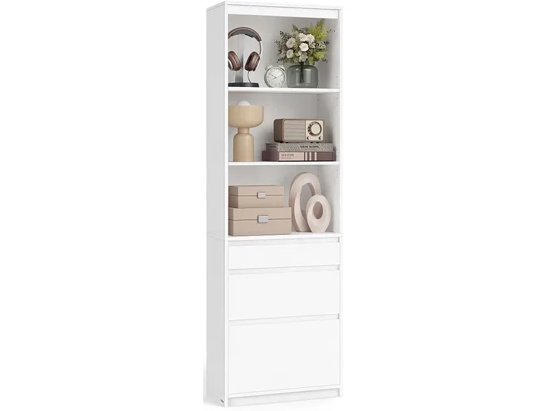Bibliothek SONGMICS LIGHTY 57.1x30x180cm spanplatte