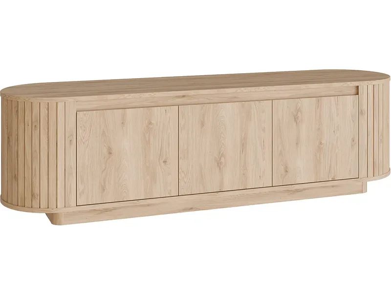 TV-Möbel CHIKUMA 211.4cm wilde eiche