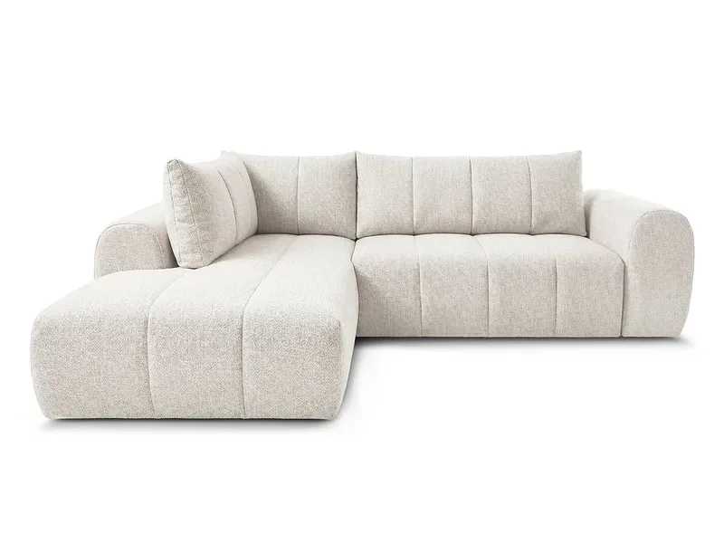 Ecksofa BOBOCHIC NESTY Stoff chiniert beige