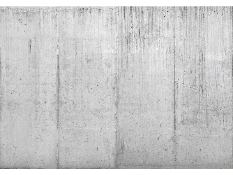 Tapete BETON 4-teilig vliesfaser beton grau 416x254x1cm