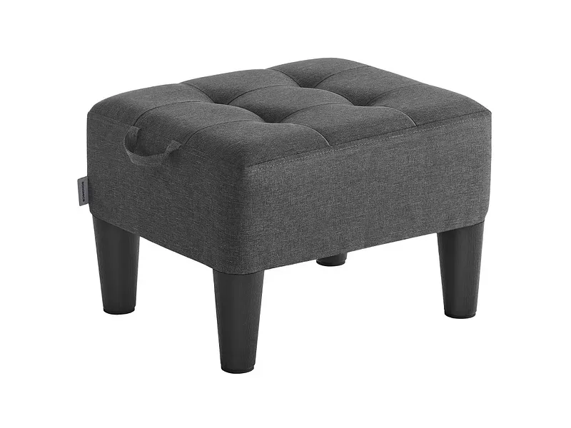Aufbewahrungshocker SONGMICS 32x40x26cm edelstahl grau