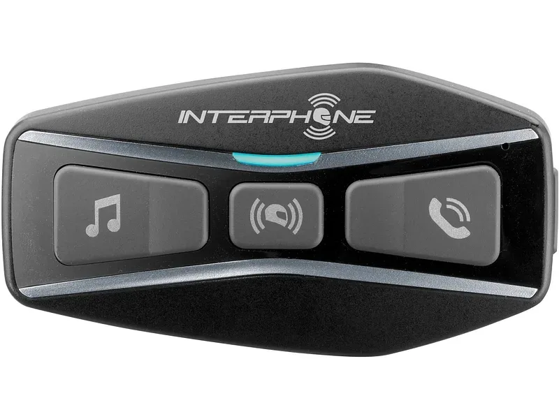 INTERPHONE Motorrad-Intercom COM 4 schwarz