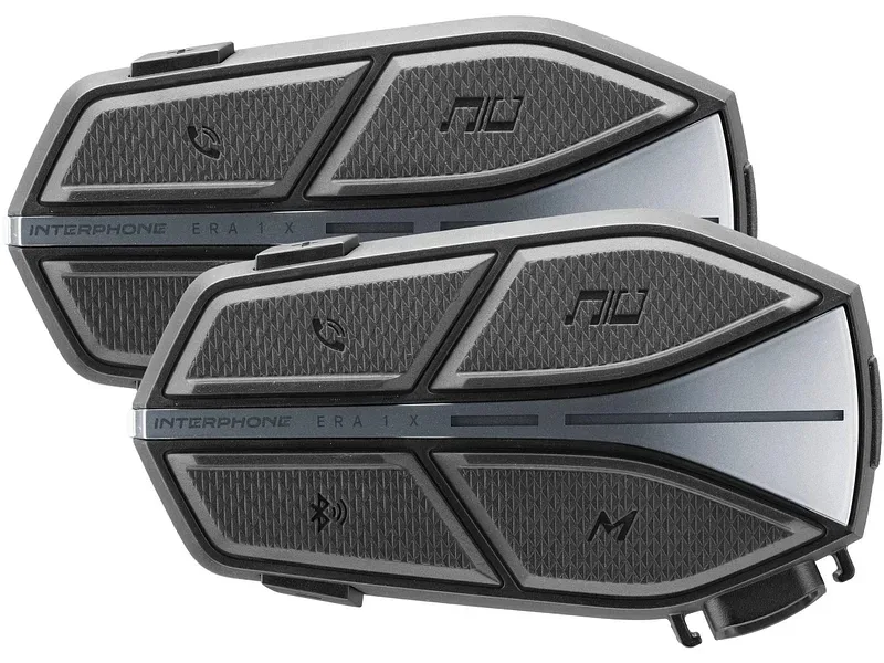 INTERPHONE Motorrad-Intercom ERA 1XTP schwarz