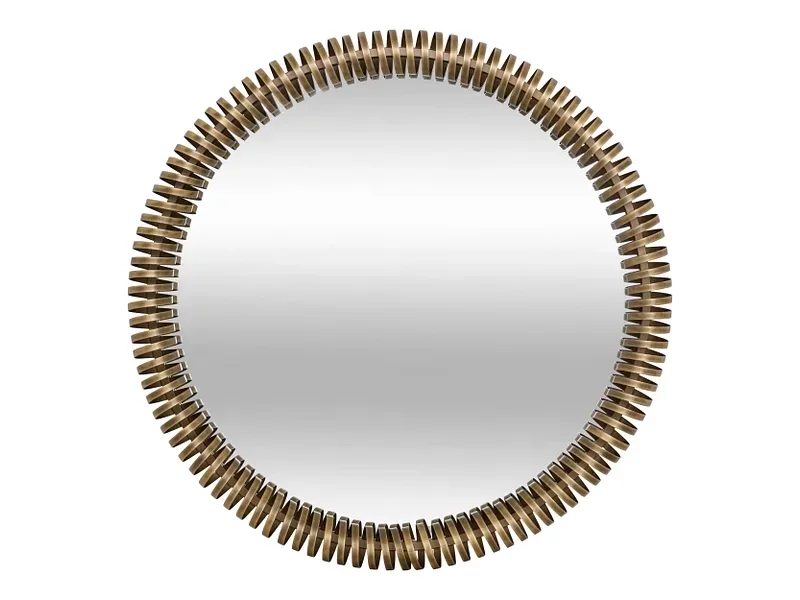 Spiegel rund ATMOSPHERA BARREL 90x90cm goldfarben