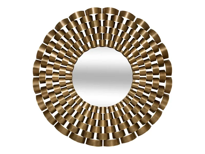 Spiegel rund ATMOSPHERA YOURI 90x90cm goldfarben