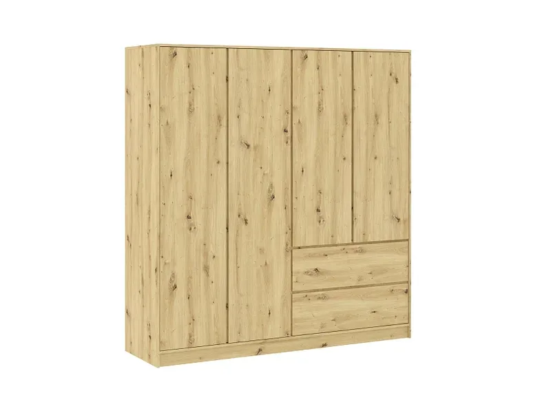 Schrank BASIT artisan eiche 4 Türen 2 Schubladen
