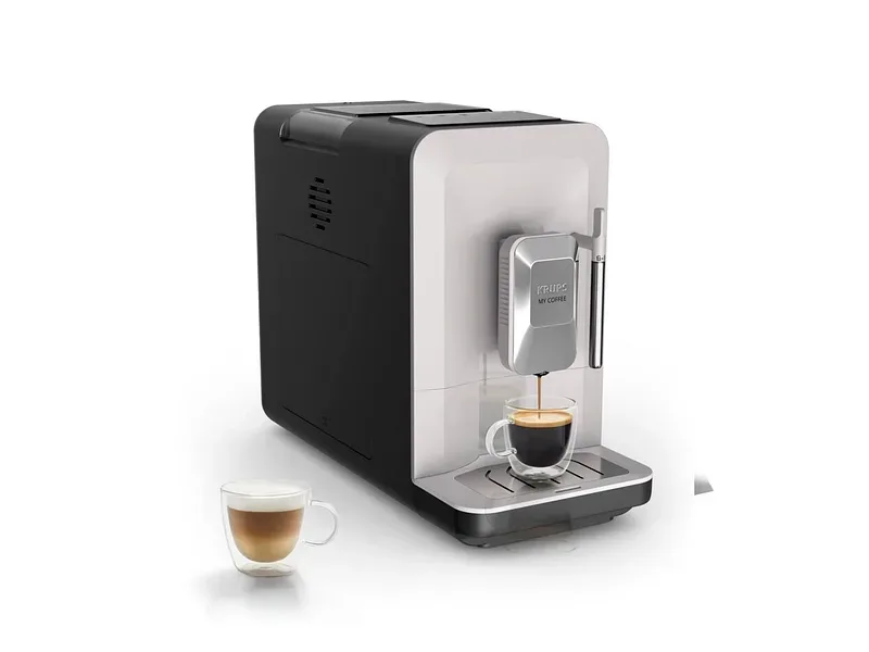Krups My Coffee EA201B Kaffeevollautomat – hellgrau