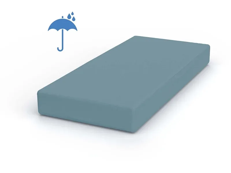 VELFONT Wasserdichtes Fixleintuch OSLO 180x200cm blau