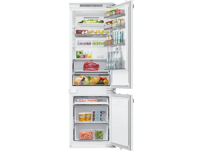Samsung BRB70F26CEF0WS Kühlschrank mit Gefrierfach vollintegriert – Einbaukühlschrank mit Gefrierfach 55 cm vollintegriert