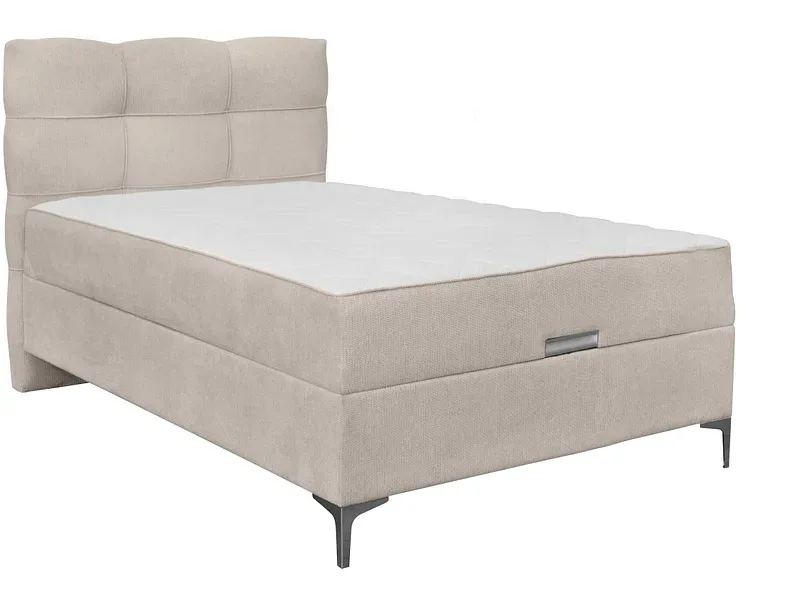 Kastenbett KORLEONE beige 100x200cm fest