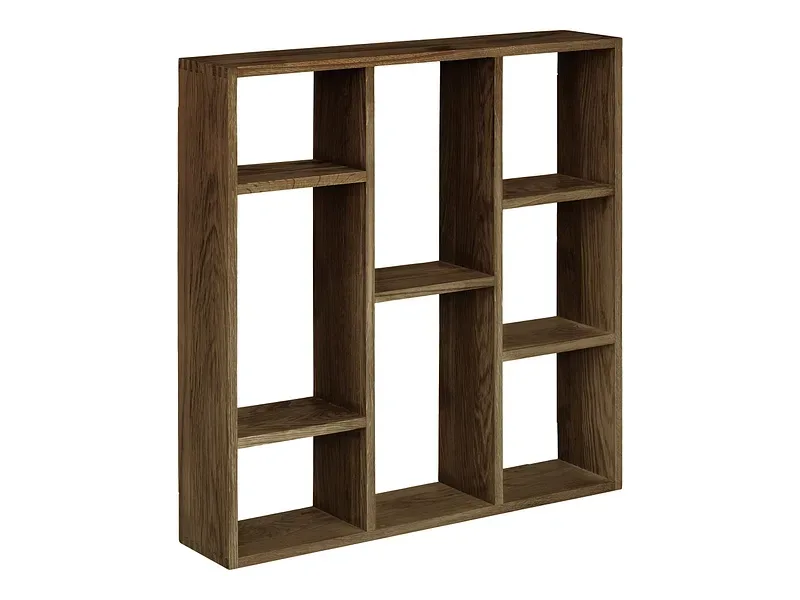 HOUSE NORDIC Wandregal TOWNSVILLE 15x70x70cm dunkelbraun