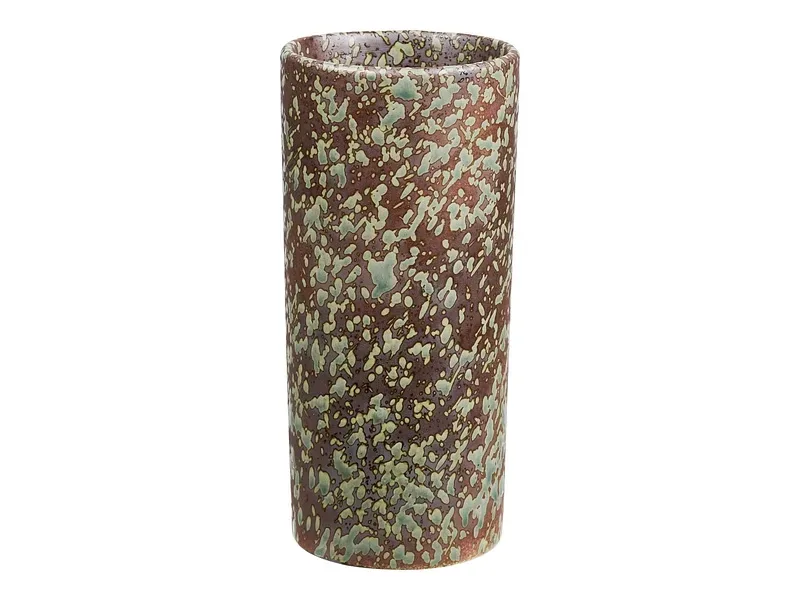 Vase 9.5x9.5x20cm dunkelbraun