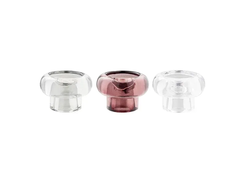 Windlichter-Set 7 cm x 5 cm Glas durchsichtig