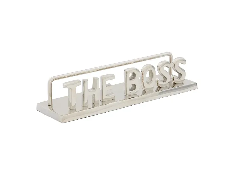 Wörter zum Platzieren THE BOSS Silber