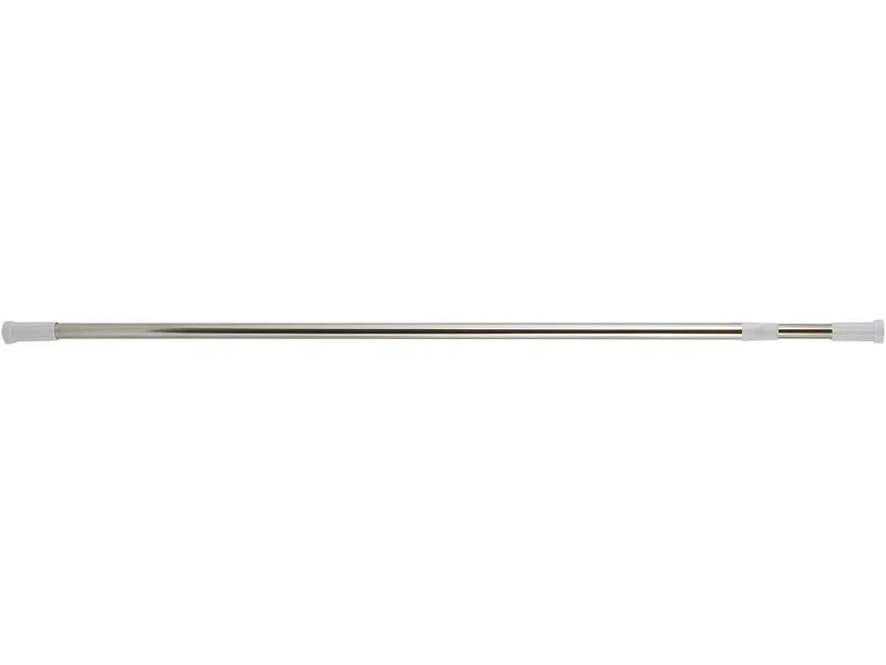 MSV Ausziehbare Duschvorhangstange Edelstahl | 140-260 cm