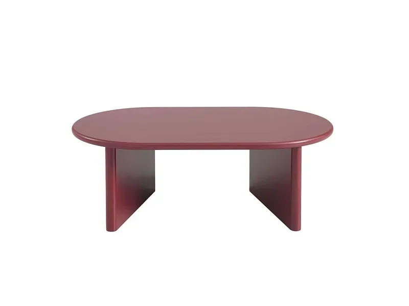 BAÏTA Couchtish KARIA 60x100x35.5cm bordeau