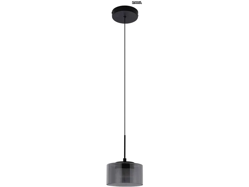 Hängelampe CHOLET 15x120cm 8W schwarz