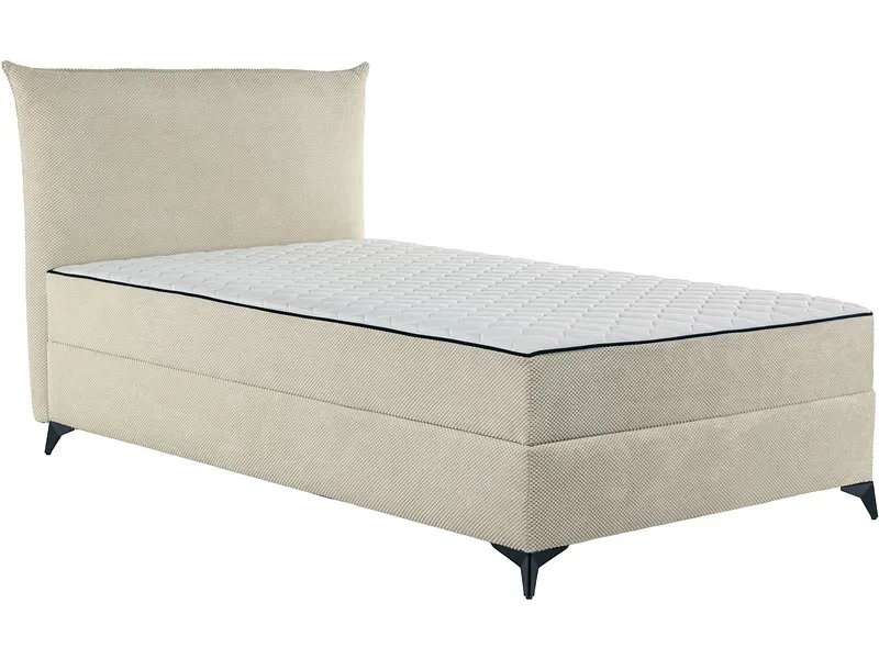 Kastenbett DALIA cream 100x200cm halbfest