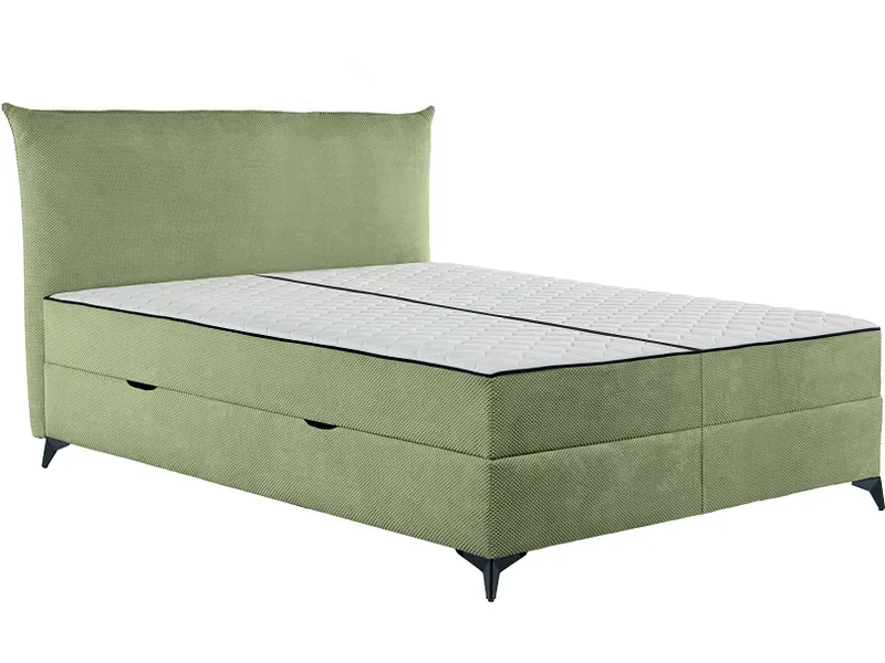 Kastenbett DALIA mint green 140x200cm halbfest