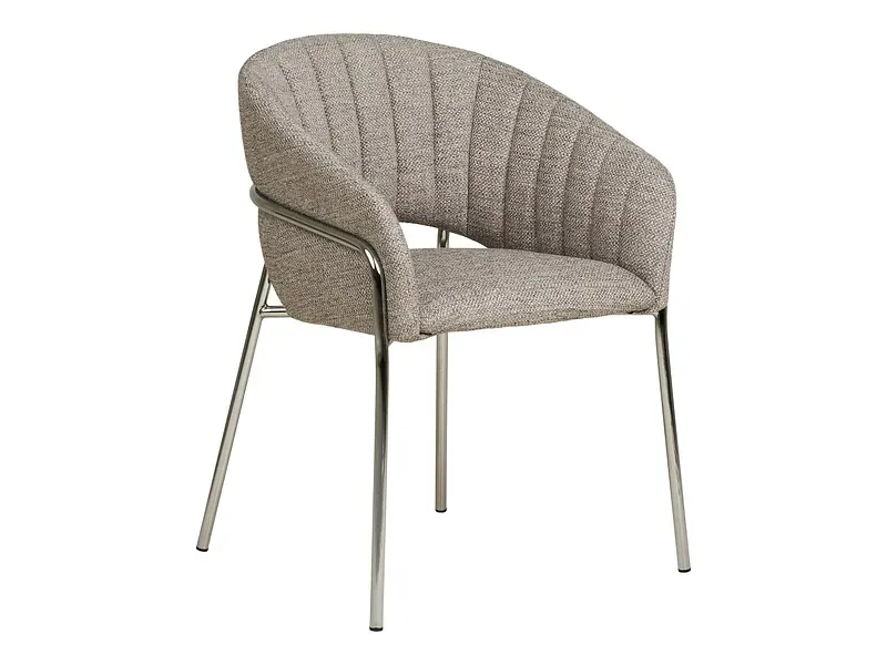HOUSE NORDIC Stuhl COSTA Schaum grau