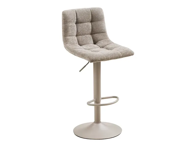 HOUSE NORDIC Barhocker MIDDELFART stoff grau