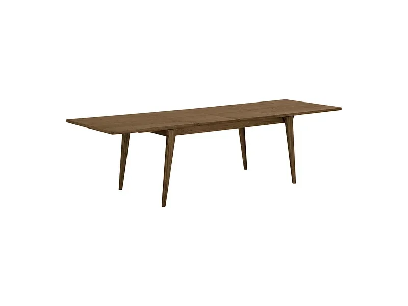 HOUSE NORDIC Tisch ausziehbar DARWIN 240-290x100x75cm rotbraun