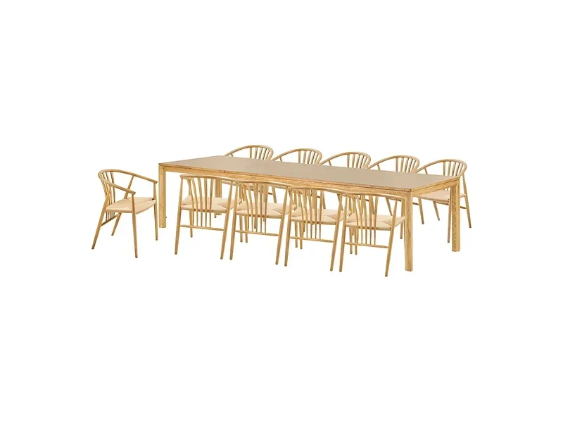 Set Tisch und 10 Stühle HOUSE NORDIC BOWEN
