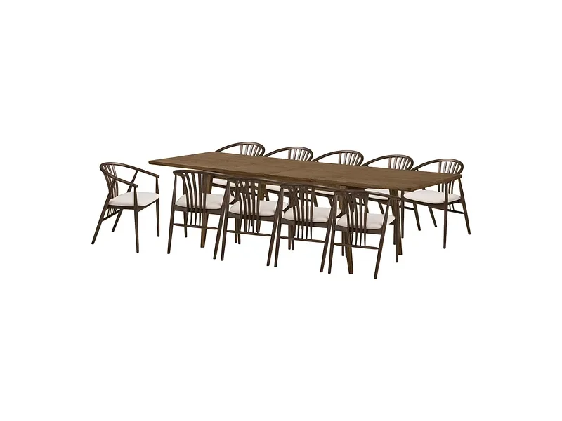 Set Tisch und 10 Stühle HOUSE NORDIC DARWIN