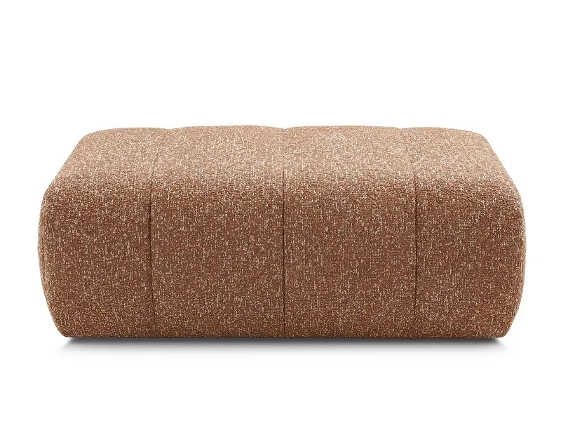 Sitzsack BOBOCHIC NESTY 60x114x42cm stoff chiniert orange
