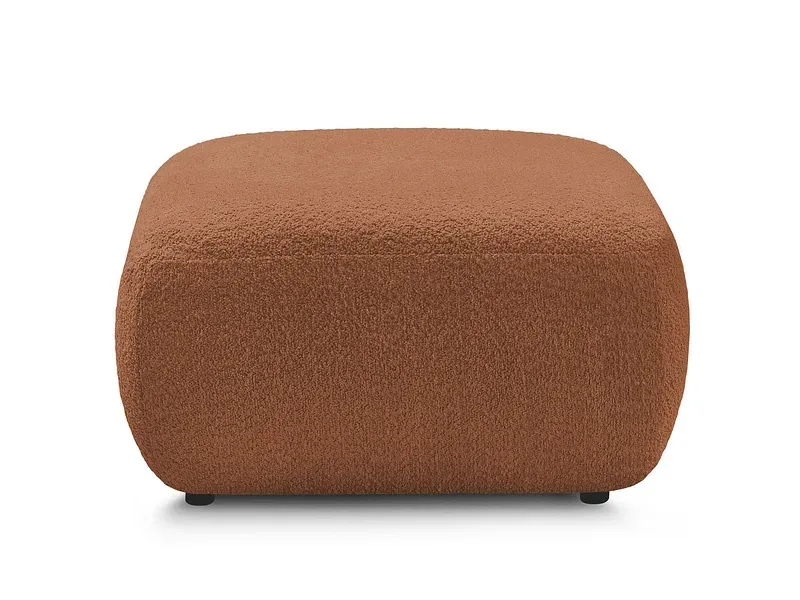 Sitzsack BOBOCHIC MONTAIGNE 64x74x41cm boucle-stoff orange