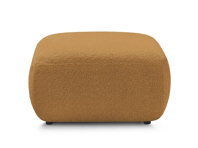 Sitzsack BOBOCHIC MONTAIGNE 64x74x41cm boucle-stoff gelb