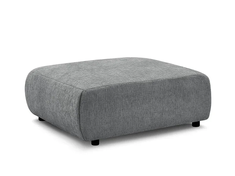 Sitzsack BOBOCHIC JANA 114x94x45cm stoff mit textur dunkelgrau