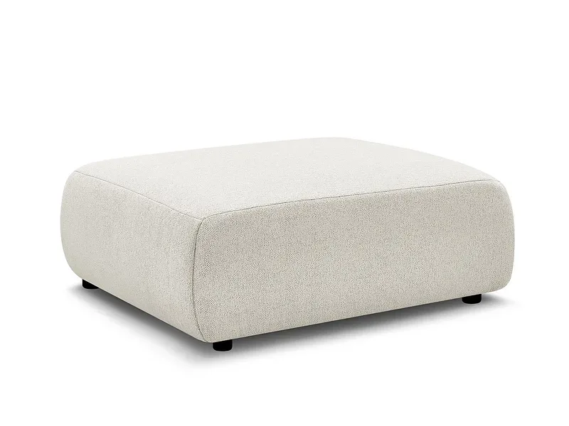Sitzsack BOBOCHIC JANA 114x94x45cm stoff chiniert weiss
