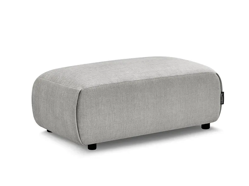 Sitzsack BOBOCHIC JANA 114x63x45cm samt hellgrau