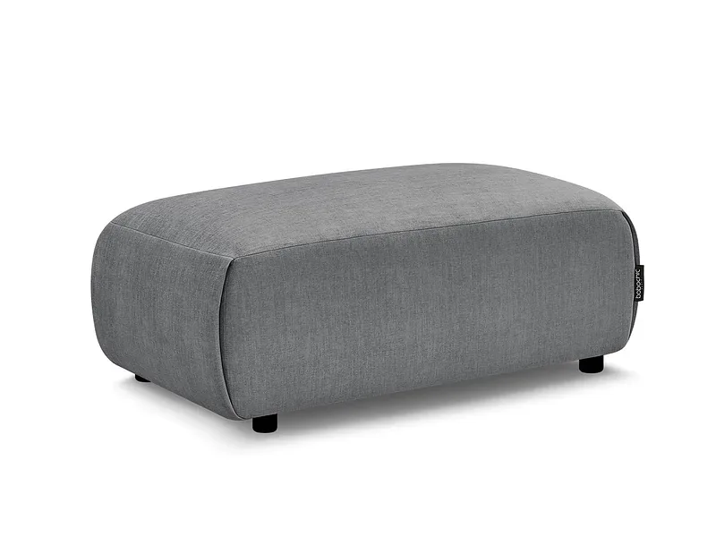 Sitzsack BOBOCHIC JANA 114x63x45cm samt dunkelgrau