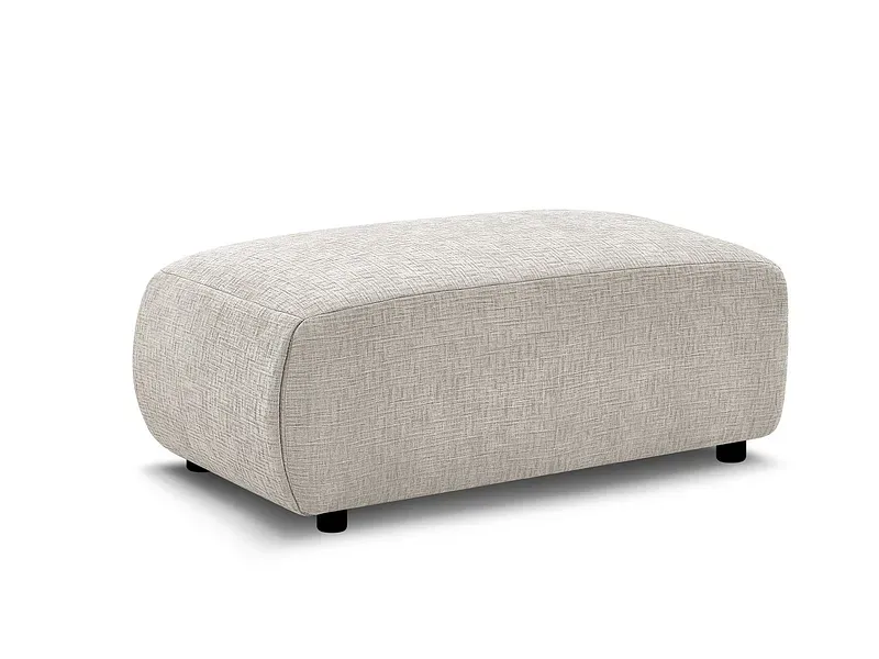 Sitzsack BOBOCHIC JANA 114x63x45cm stoff mit textur beige