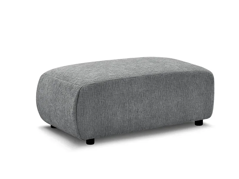 Sitzsack BOBOCHIC JANA 114x63x45cm stoff mit textur dunkelgrau